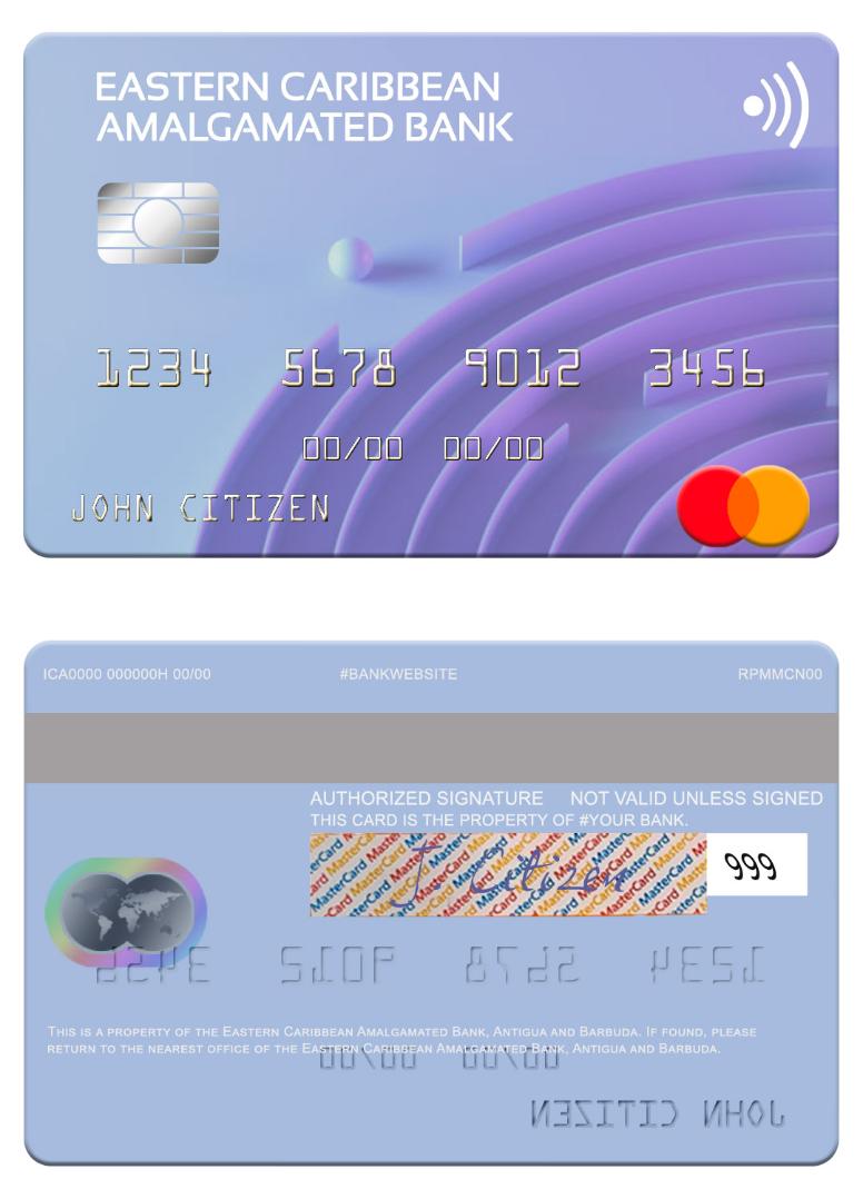 Antigua and Barbuda Eastern Caribbean Amalgamated Bank mastercard